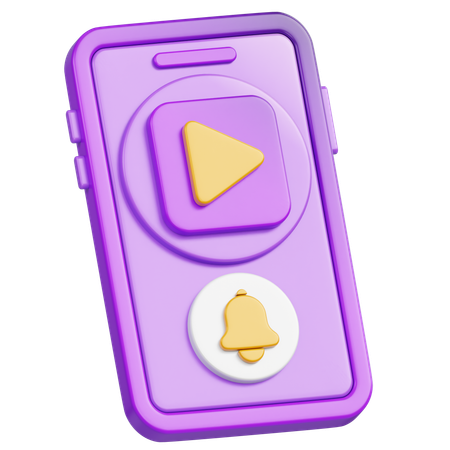Subscribe Button  3D Icon