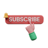 3d subscribe button png