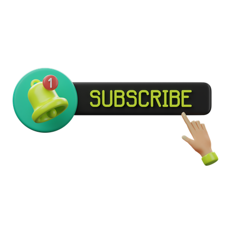 Subscribe Icon  3D Icon