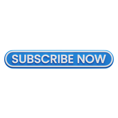 Subscribe Now Button  3D Icon