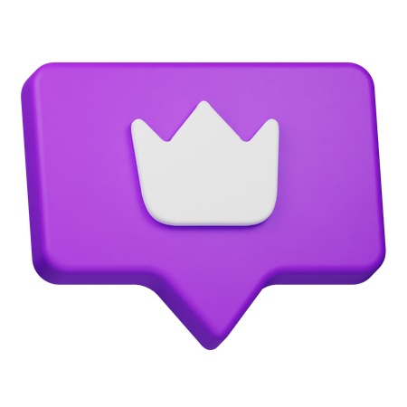 Subscriber Chat  3D Icon