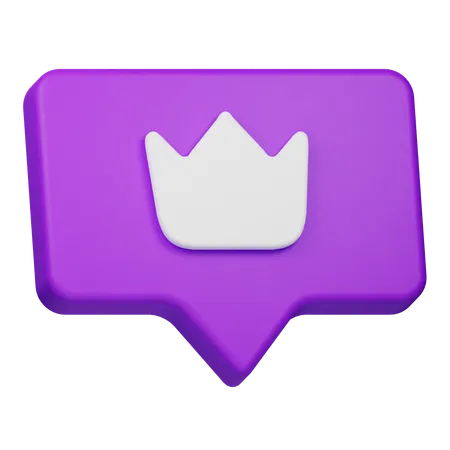 Subscriber Chat  3D Icon