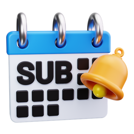 Subscription  3D Icon