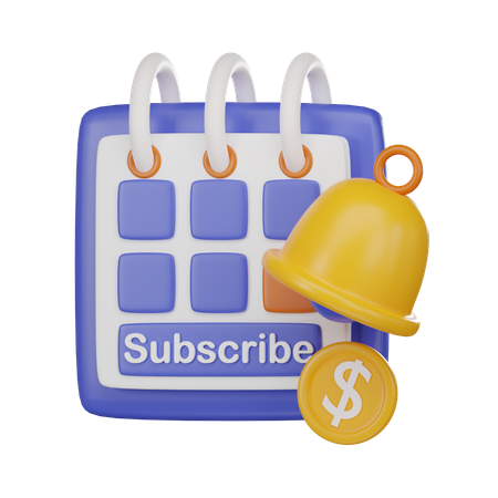 Subscription Month  3D Icon