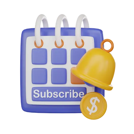 Subscription Month  3D Icon