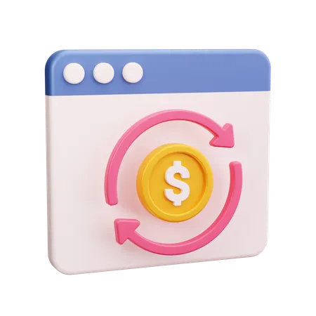Subscription Payment  3D Icon