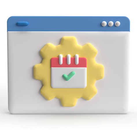 Subscription Schedule  3D Icon