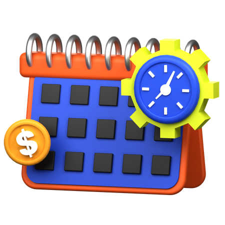 Subscription Time  3D Icon