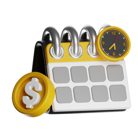 Subscription Time  3D Icon