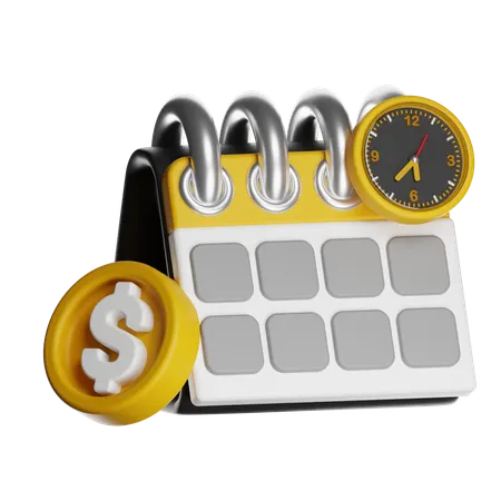 Subscription Time  3D Icon