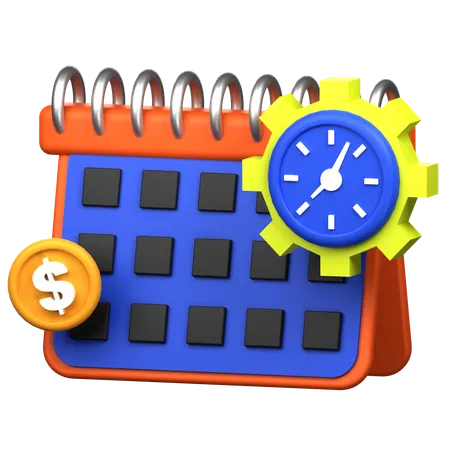 Subscription Time  3D Icon