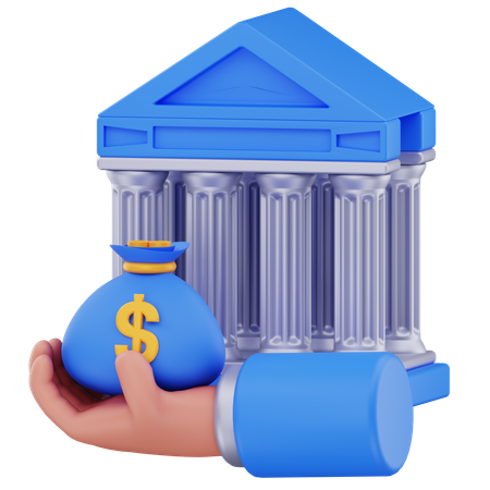 Subvenção  3D Icon