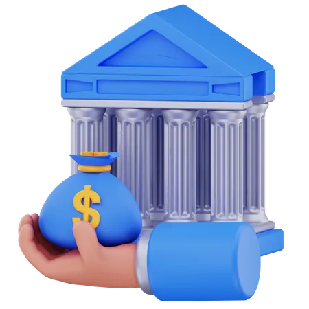 Subvenção  3D Icon