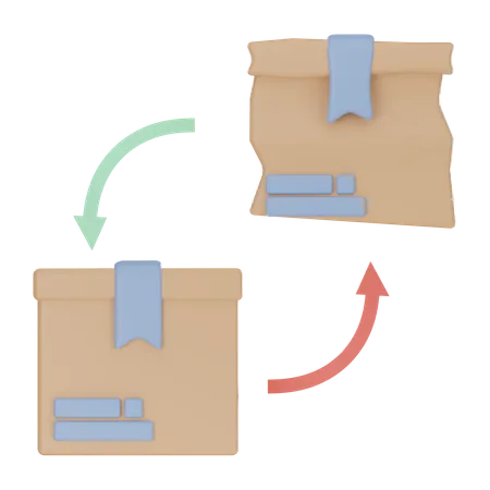 Substituição de pacote  3D Icon