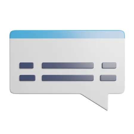 Subtitles  3D Icon
