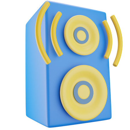 Subwoofer  3D Icon