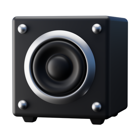 Subwoofer Sound System  3D Icon