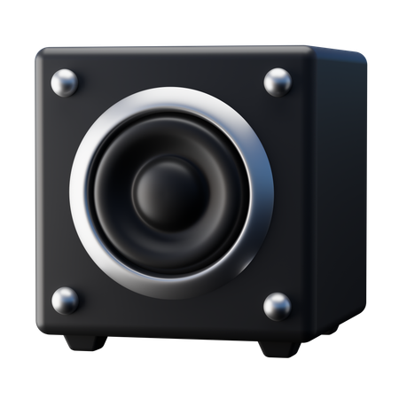 Subwoofer Sound System  3D Icon