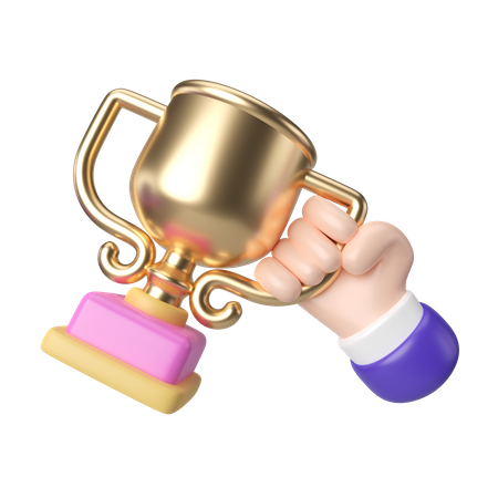 Trophée de réussite  3D Icon