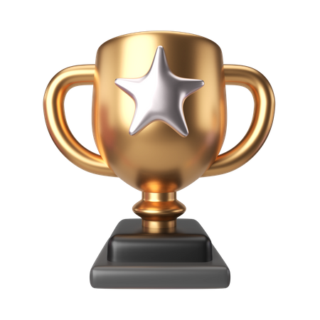 Trophée de réussite  3D Icon