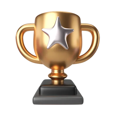 Trophée de réussite  3D Icon