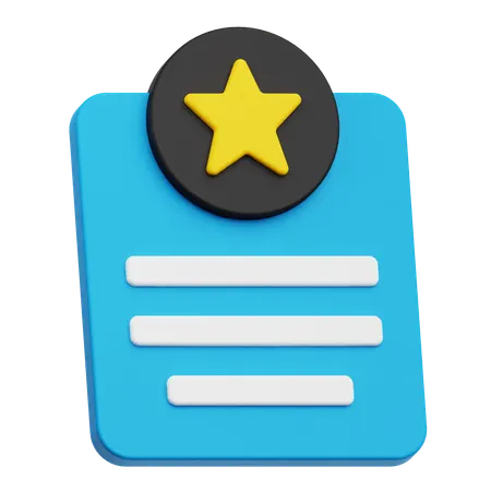 合格証明書  3D Icon