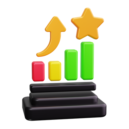 Success chart  3D Icon