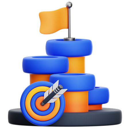 Success Milestone  3D Icon