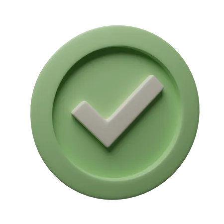 Success Notification  3D Icon