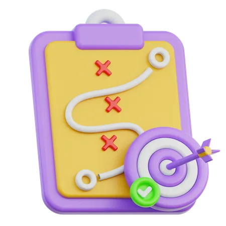 Success Plan  3D Icon