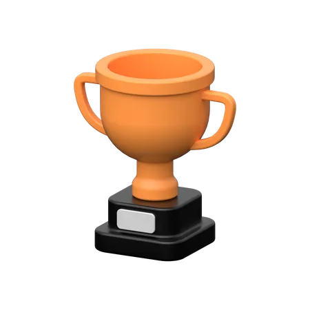 Success Trophy 3 D Icon Symbolizing Achievement Recognition And Excellence Representing Success Accomplishment And Triumph In Various Endeavors 3D Icon