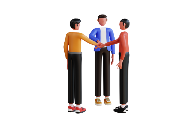 Successful Business Team  3D Icon