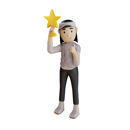 Successful Business woman  3D Icon