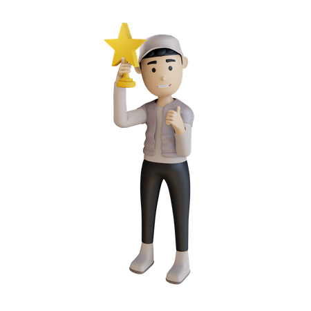 Successful Businessman  3D Icon
