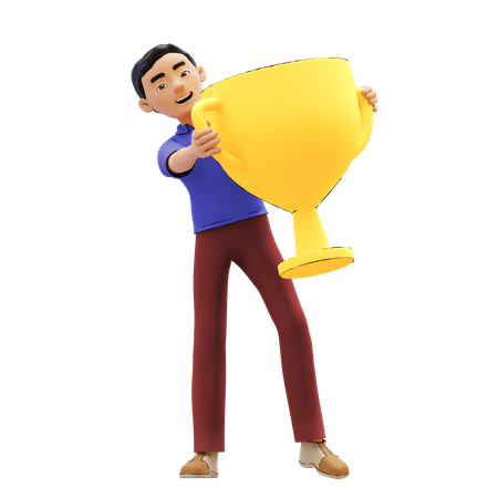 Successful Businessman  3D Icon