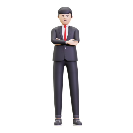 Successful Businessman  3D Illustration