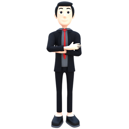 Successful Businessman  3D Illustration