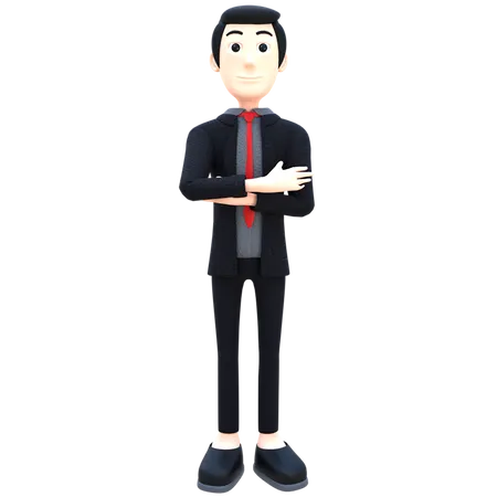 Successful Businessman  3D Illustration