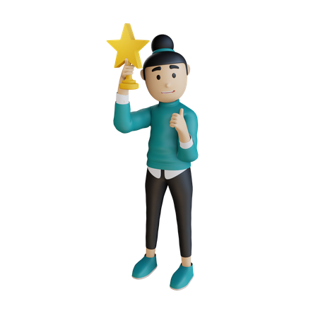 Successful Businesswoman  3D Icon