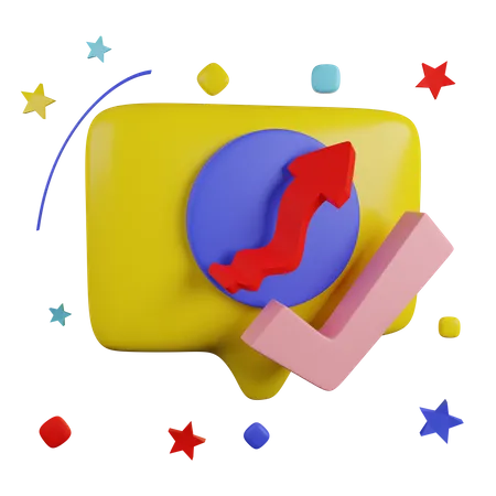 Successful Growth  3D Icon