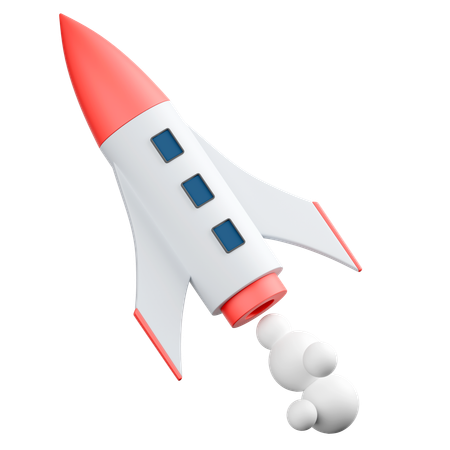 Successful startup  3D Icon