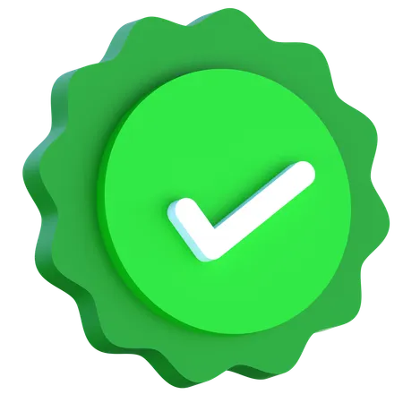 Successfully Done  3D Icon