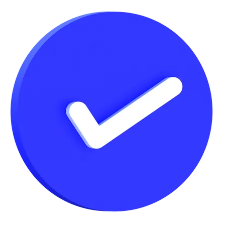 Successfully Done  3D Icon