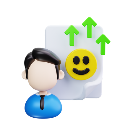 Sucesso nos negócios  3D Icon