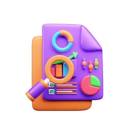 Suchanalyse  3D Icon