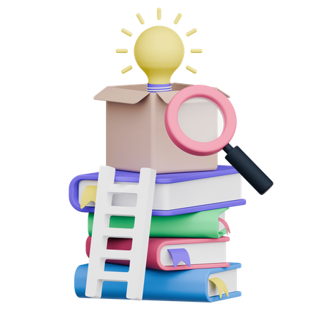 Bücher suchen  3D Icon