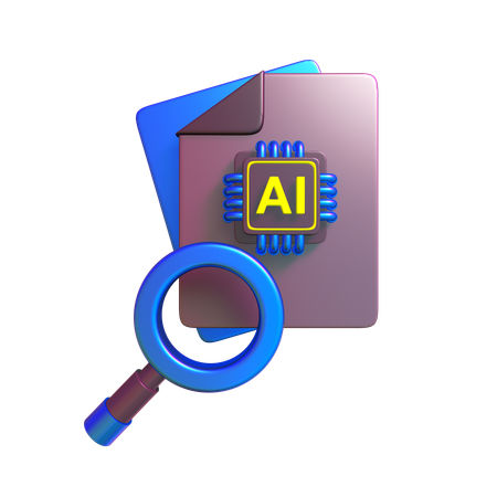 Dokument suchen  3D Icon