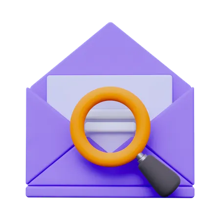 Suche mail  3D Icon