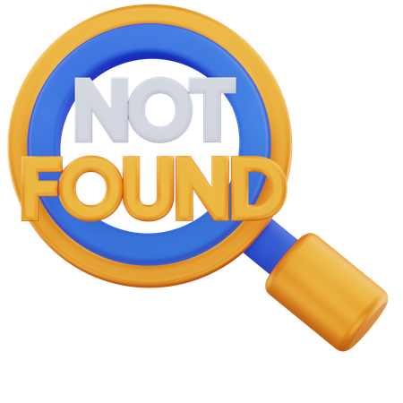 Suche nicht gefunden  3D Icon