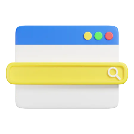 Webseite durchsuchen  3D Icon